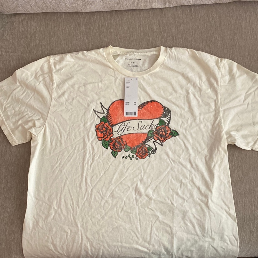 Urban outfitter graphic tee - Life Sucks